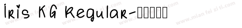Iris KG Regular字体转换